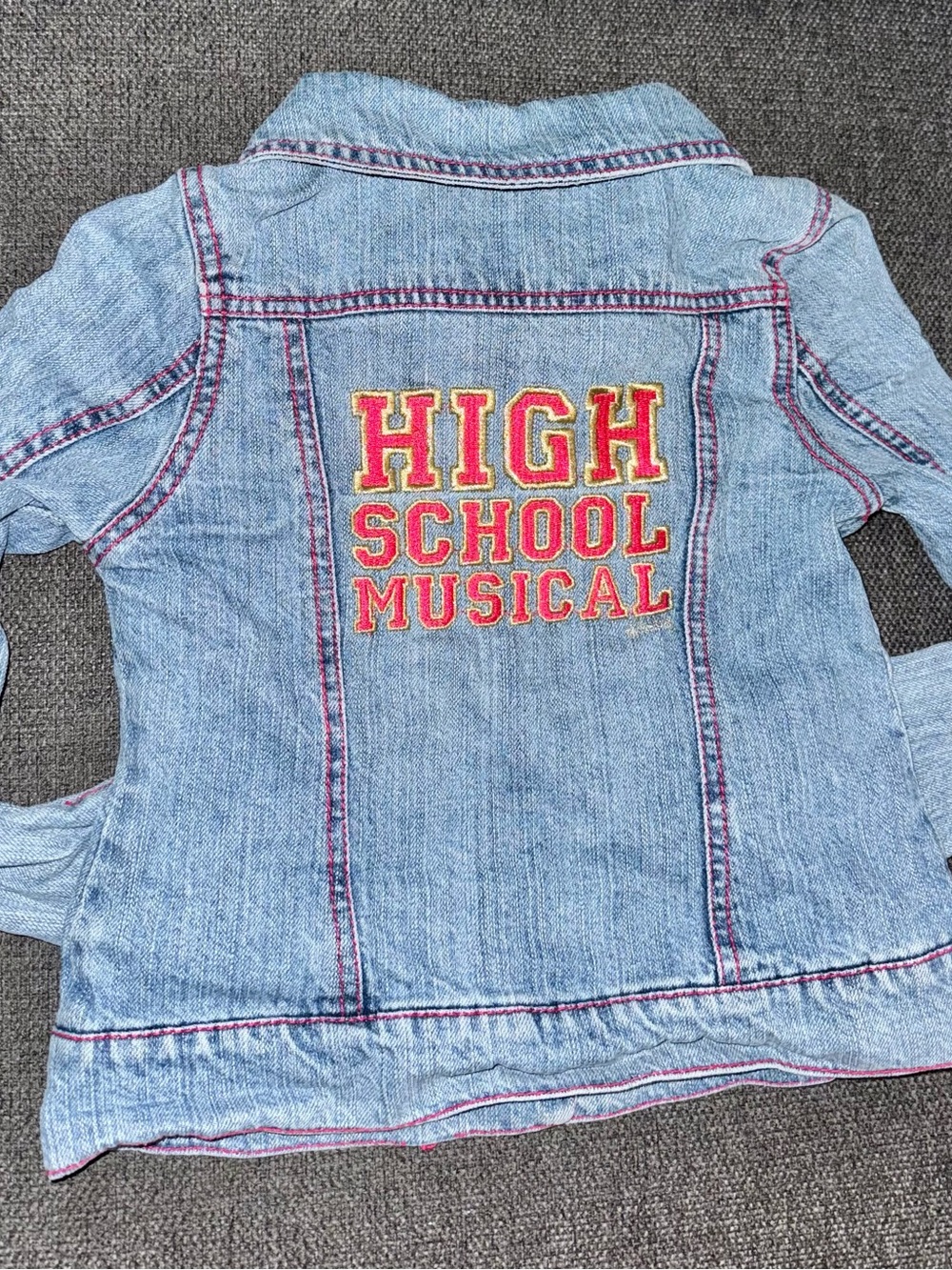 High School Musical Girls' Light Blue Denim Jacket vintage